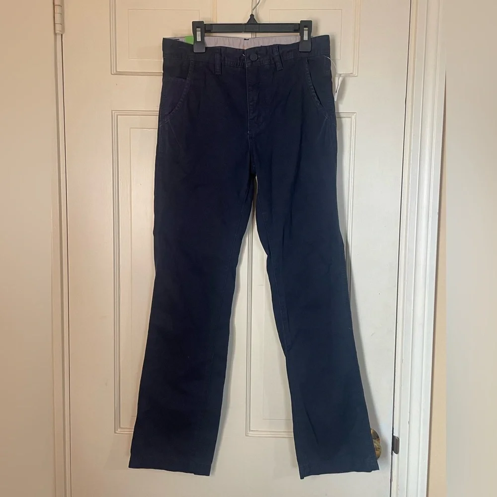 NWT Gap Kids Uniform Straight-fit Chino Trousers Dressy/ Casual Size 14 Black